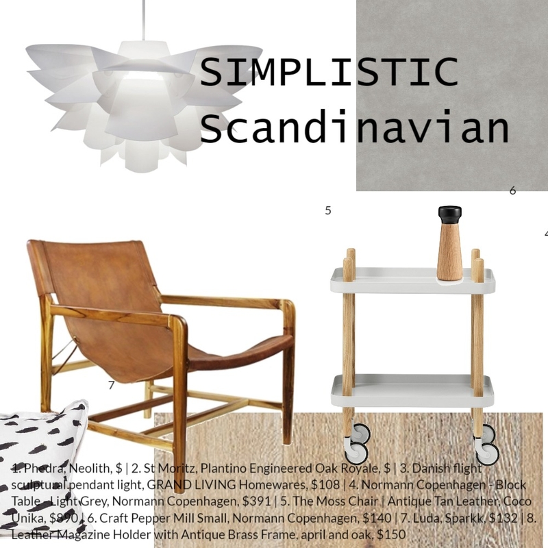Simplistic Scandinavian Mood Board by Coco Unika on Style Sourcebook