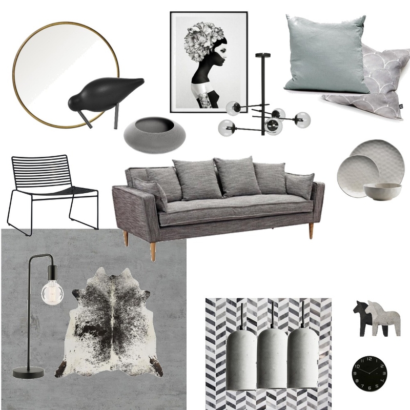 B&amp;W Mood Board by fakata on Style Sourcebook