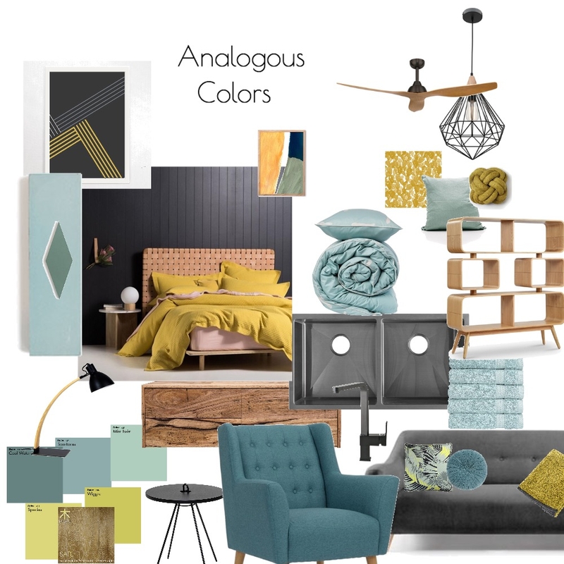 Analogous colors Mood Board by Catleyland on Style Sourcebook