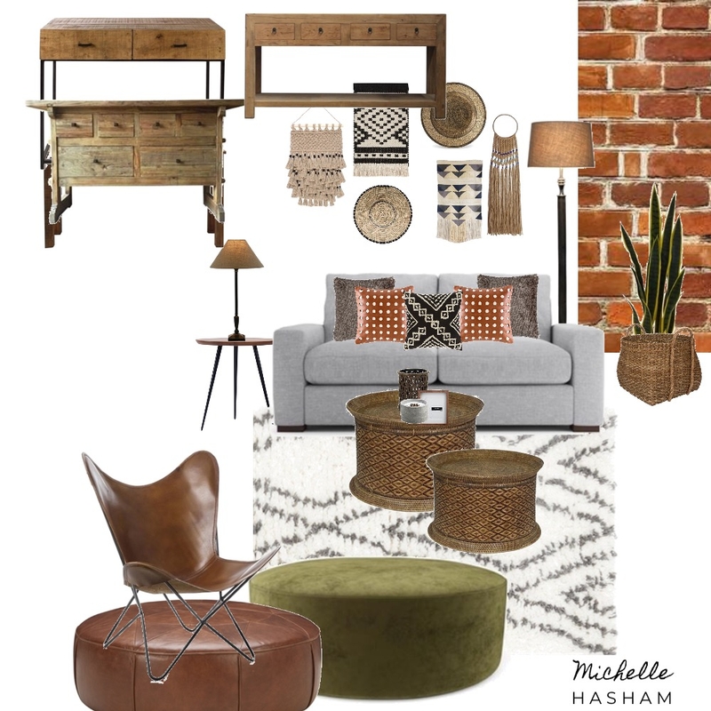 The Tribal Home Mood Board by Michelle Hasham on Style Sourcebook