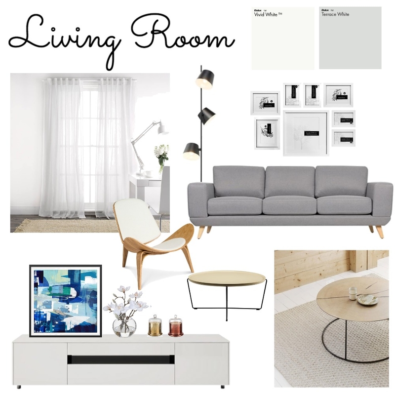 Project Kitty_Living Room Mood Board by clarayoung on Style Sourcebook