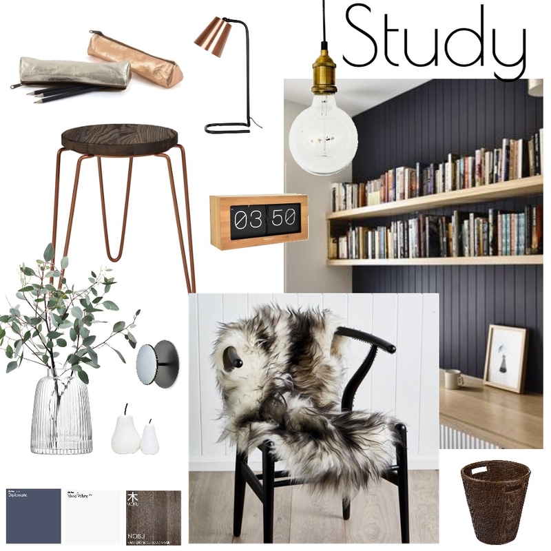 Study Nook Mood Board by Geotoria on Style Sourcebook