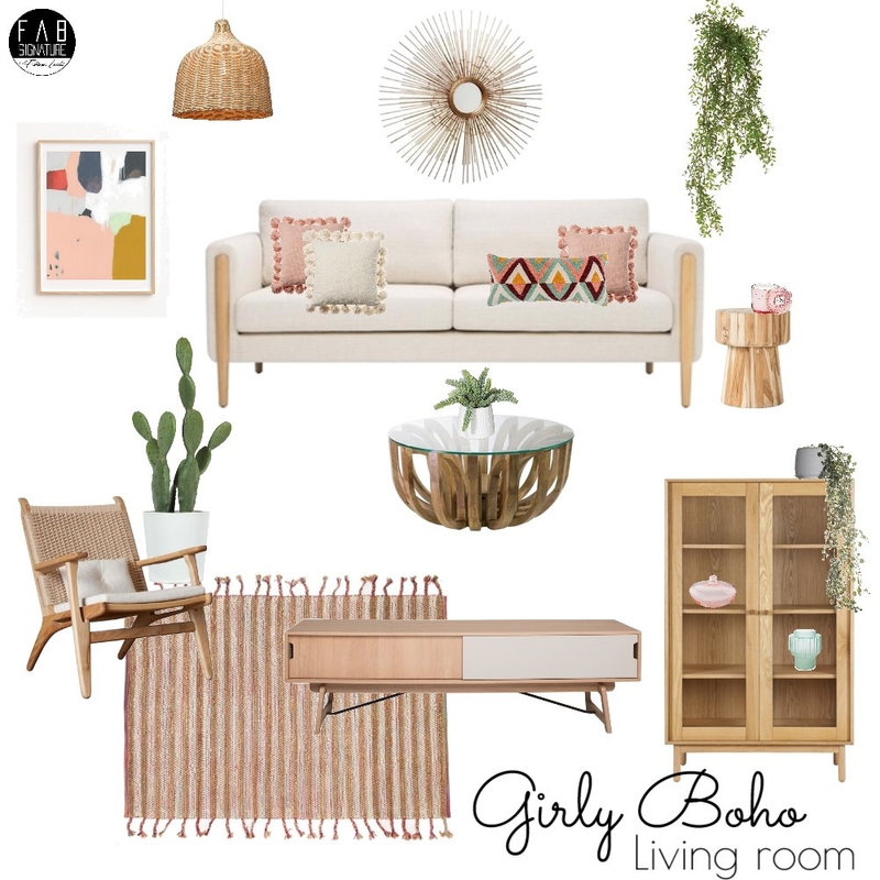 Girly boho! Mood Board by FabSignature on Style Sourcebook