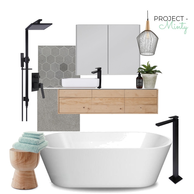 Project Mint - Bathroom Mood Board by Michelle Finch on Style Sourcebook