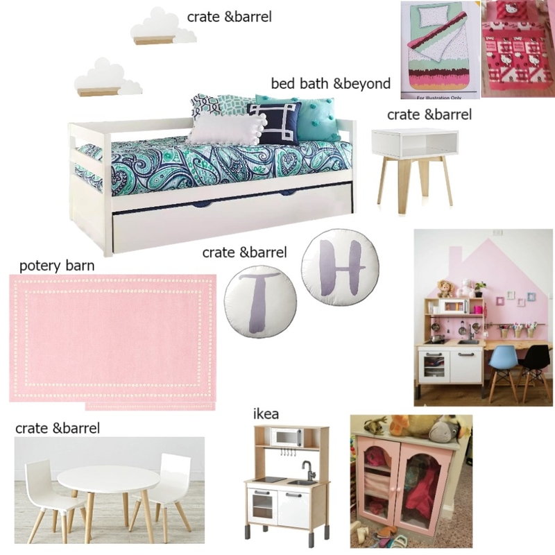 girls room Mood Board by designbysa on Style Sourcebook