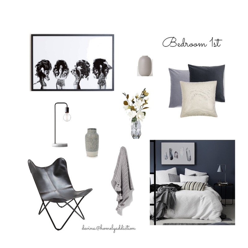 Kavanagh bedroom 1st Mood Board by HomelyAddiction on Style Sourcebook