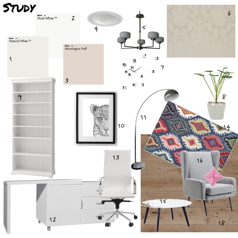 Study Mood Board by AlisonM on Style Sourcebook