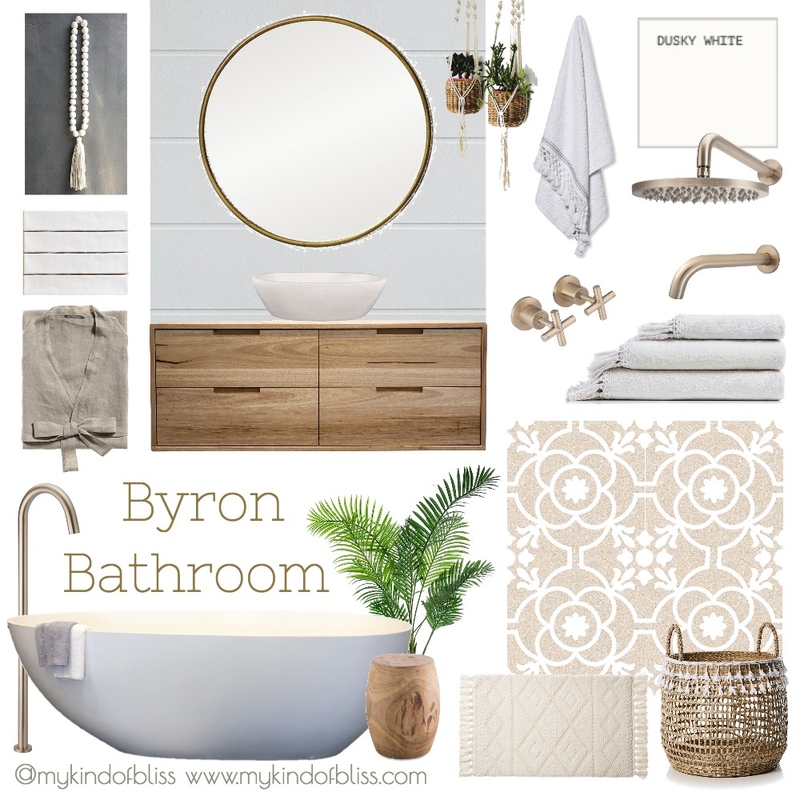 Byron Bathroom Mood Board by My Kind Of Bliss on Style Sourcebook