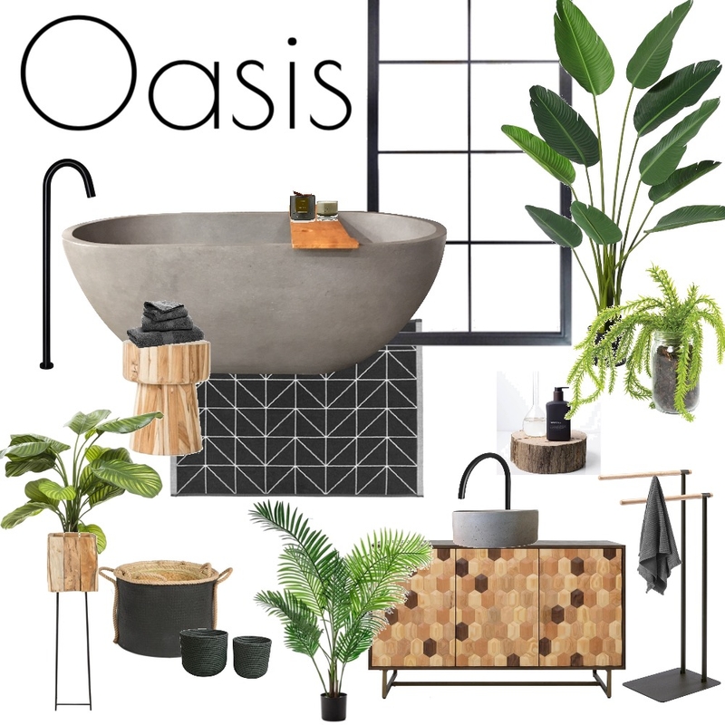 Bathroom Oasis Mood Board by rasavereniute on Style Sourcebook