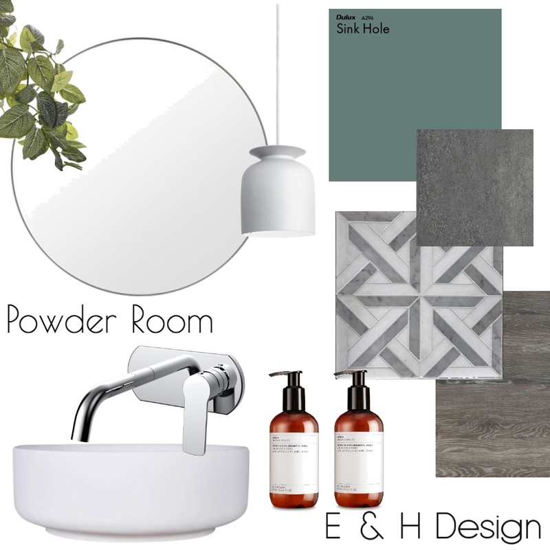 Powder Room Mood Board by E & H Design on Style Sourcebook