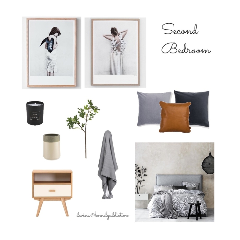 Maison Carnegie second bedroom Mood Board by HomelyAddiction on Style Sourcebook