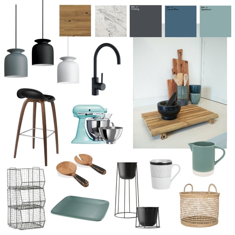 Kitchen in blues Mood Board by OfriPaz on Style Sourcebook