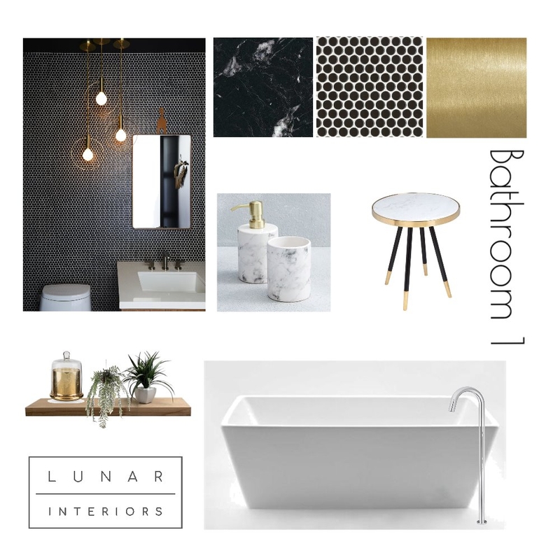 Princess HWY Project - Bathroom 1 Mood Board by Lunar Interiors on Style Sourcebook