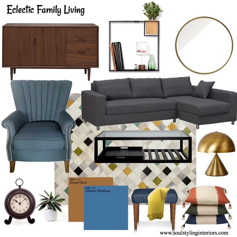 Eclectic family room Mood Board by Krysti-glory90 on Style Sourcebook