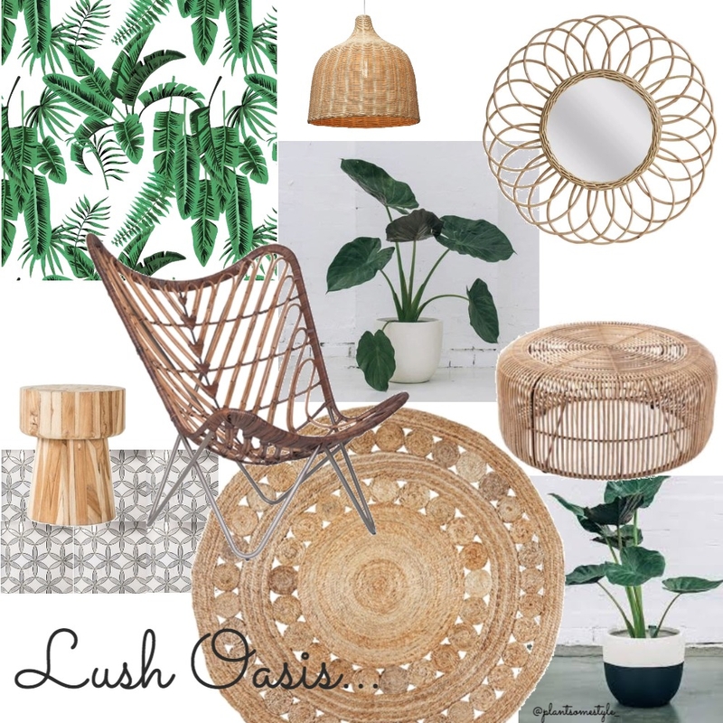 Lush Oasis Mood Board by Plant some Style on Style Sourcebook