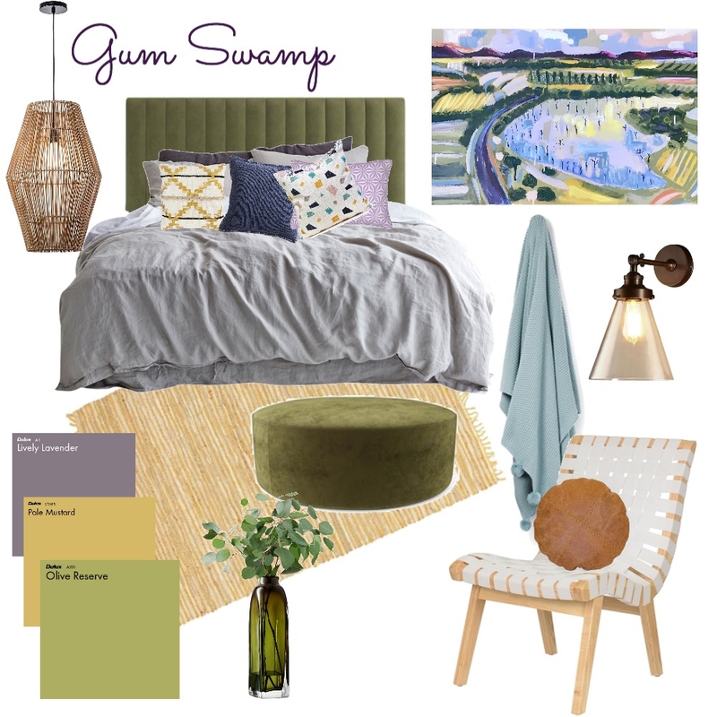 GUM SWAMP Mood Board by Amanda_Bennetts_Art on Style Sourcebook