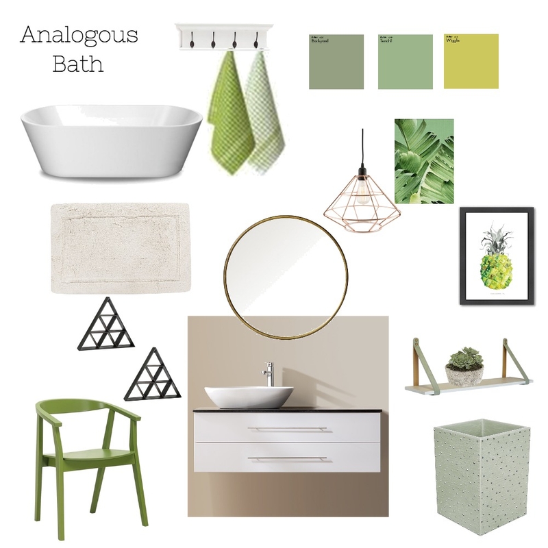 Analagous Bath Mood Board by Chrissysd on Style Sourcebook