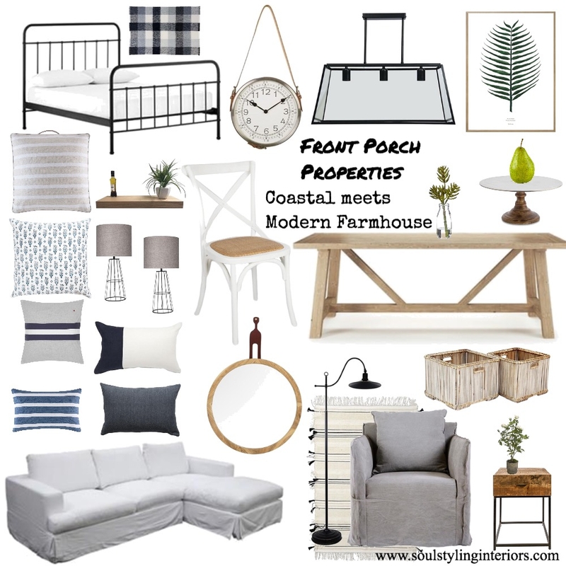 Client, Front Porch Properties - Farmhouse meets Coastal Mood Board by Krysti-glory90 on Style Sourcebook