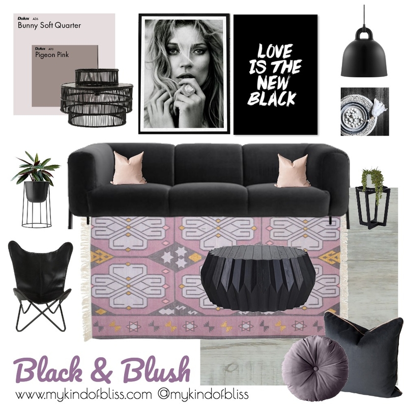The Black Edit Mood Board by My Kind Of Bliss on Style Sourcebook