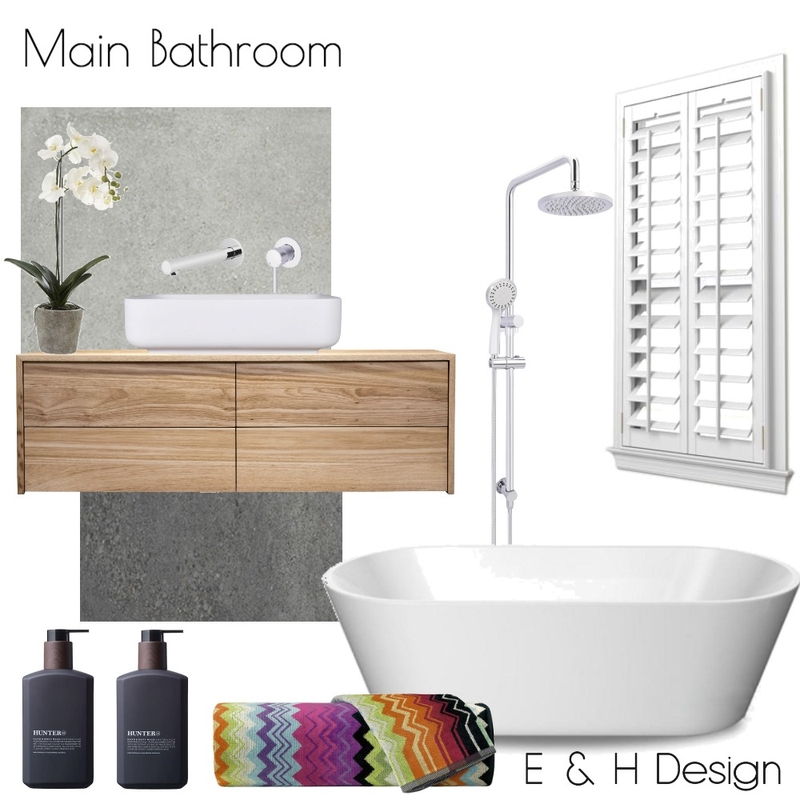 Main Bathroom_N Mood Board by E & H Design on Style Sourcebook
