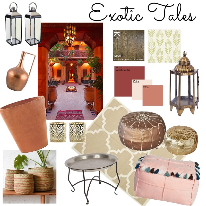 Exotic Tales Mood Board by sam01 on Style Sourcebook