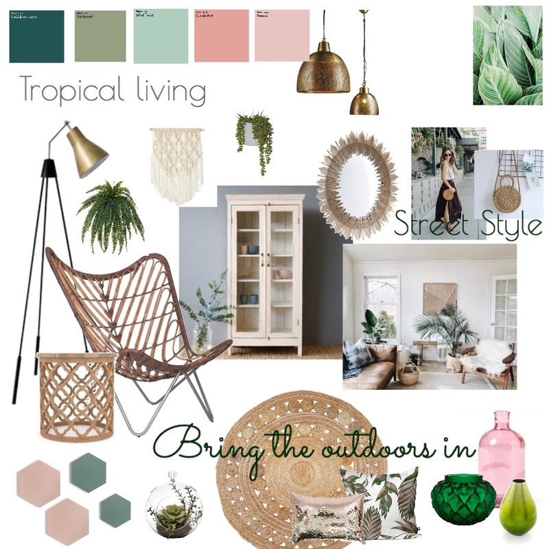 Tropical living Mood Board by vanessasandham on Style Sourcebook