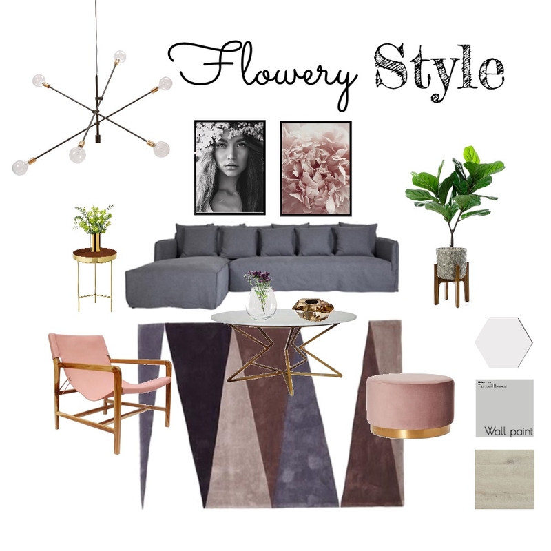 Flowery Style Mood Board by InStyle Idea on Style Sourcebook
