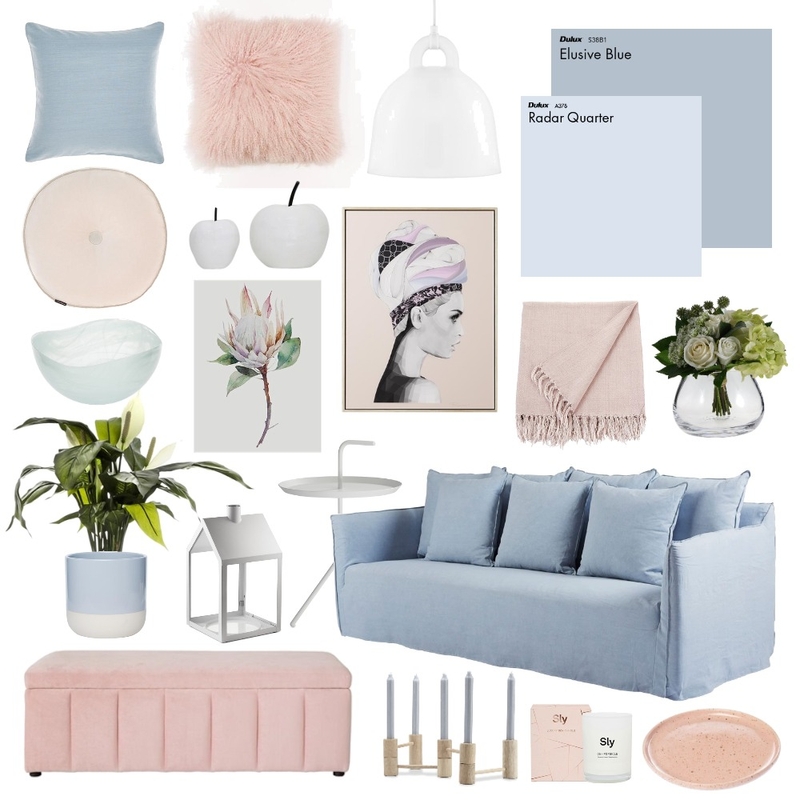 Pastels Mood Board by Thediydecorator on Style Sourcebook