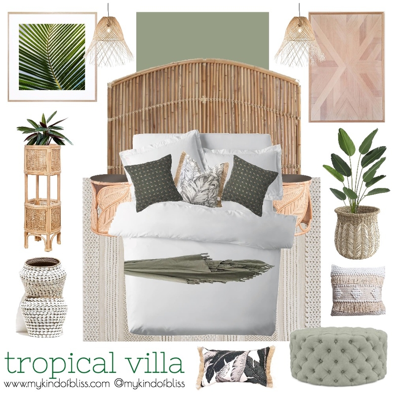 TROPICAL VILLA Mood Board by My Kind Of Bliss on Style Sourcebook