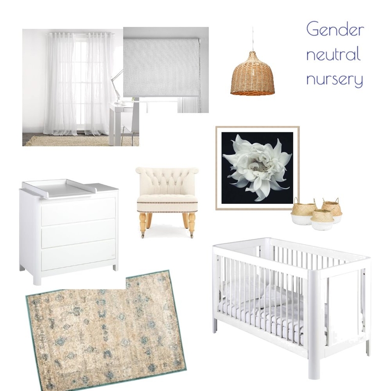 Gender Neutral Nursery Mood Board by Sally_I on Style Sourcebook