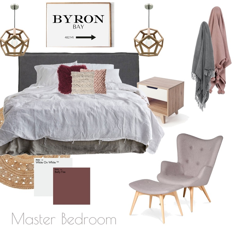 Burbank master bed Mood Board by grace_creative on Style Sourcebook