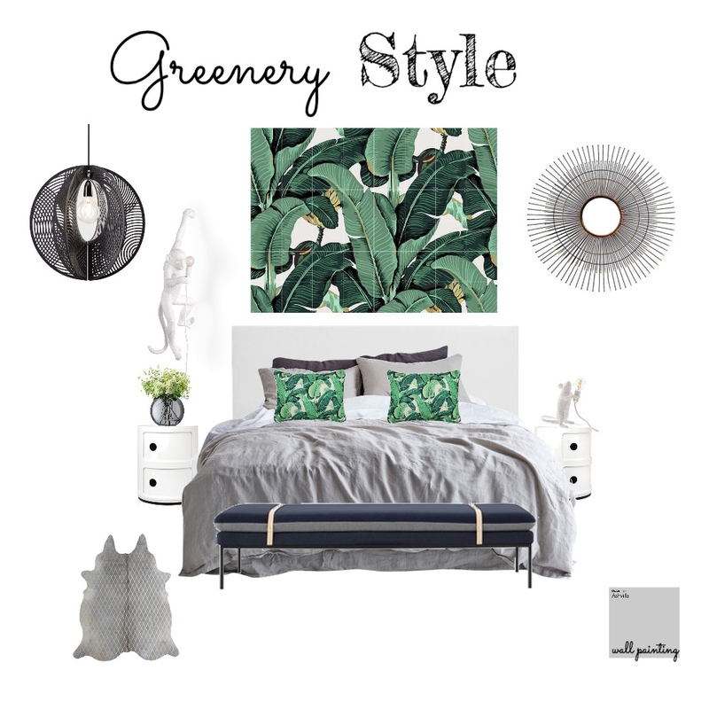 Greenery Style Mood Board by InStyle Idea on Style Sourcebook