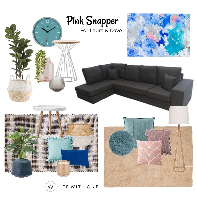 Pink Snapper Mood Board by White With One Interior Design on Style Sourcebook