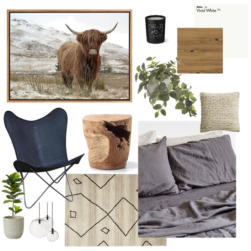 Contemporary Boho Bedroom Mood Board by danielleschmidt4 on Style Sourcebook