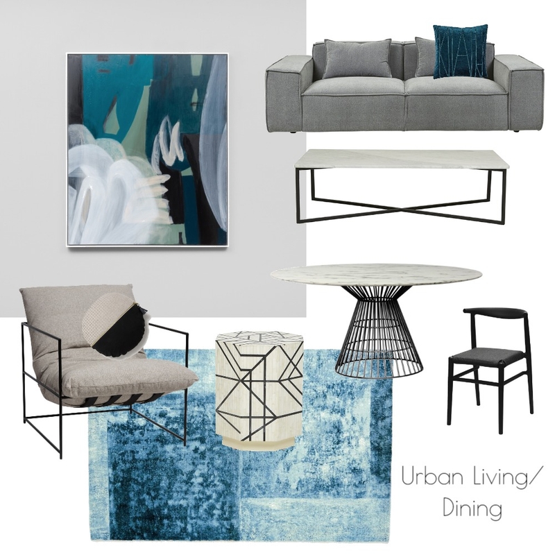 Urban Living/Dining Package Mood Board by cashmorecreative on Style Sourcebook