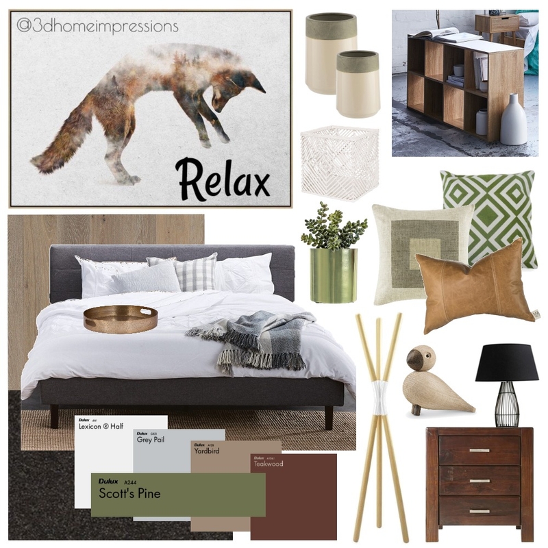 Master Bedroom Mood Board by 3D Home Impressions on Style Sourcebook