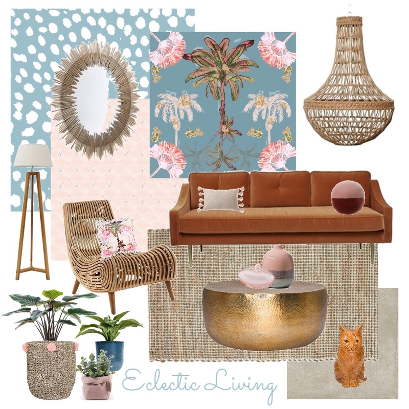 Eclectic living Mood Board by Two Wildflowers on Style Sourcebook