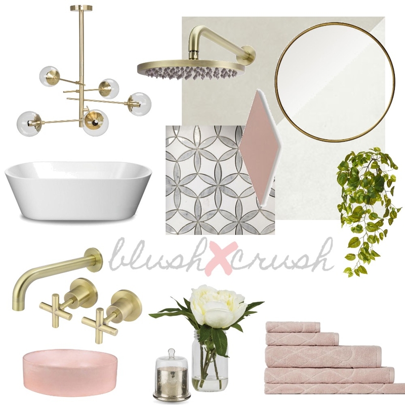 Blush Crush Mood Board by thebohemianstylist on Style Sourcebook