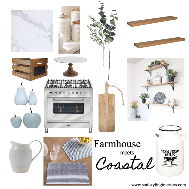 Farmhouse meets Coastal Kitchen Mood Board by Krysti-glory90 on Style Sourcebook