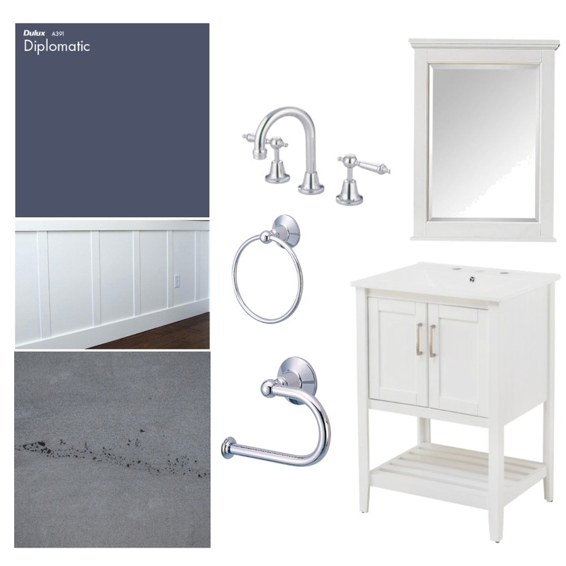 Hampton's Powder Room Mood Board by TraceyOates on Style Sourcebook