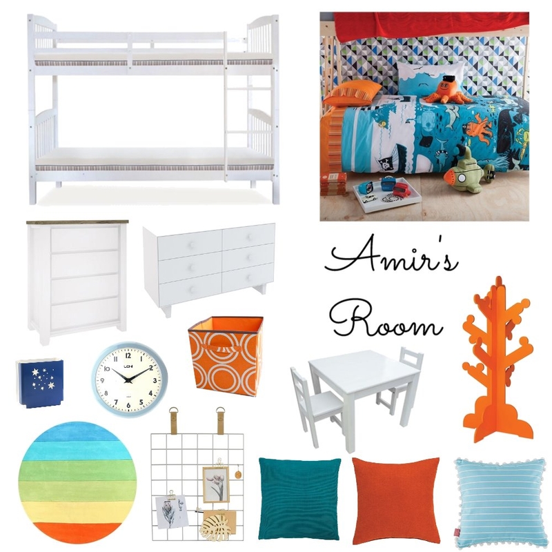 Amir's Bedroom Mood Board by AngelaAyad on Style Sourcebook
