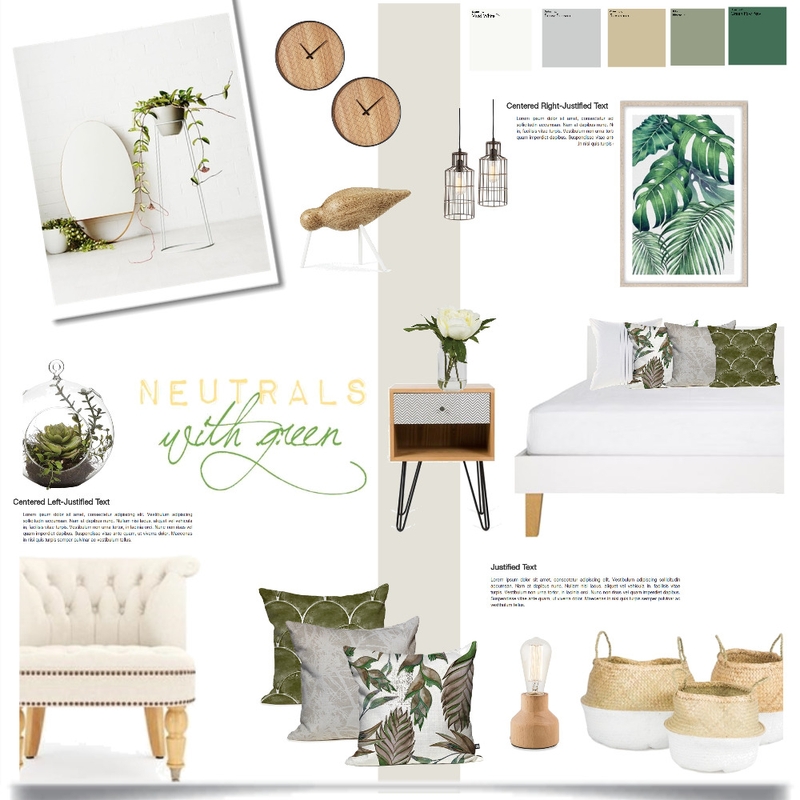 neutrals and green Mood Board by Magdolna Levai on Style Sourcebook