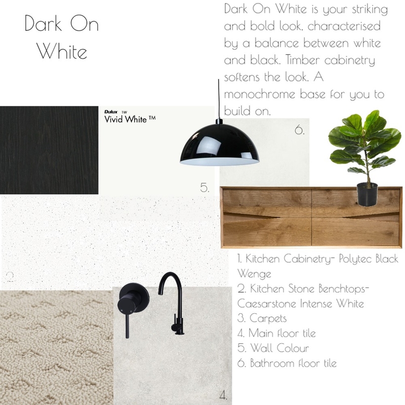 EHA Dark On White Mood Board by mooloolaba_lifestyle on Style Sourcebook