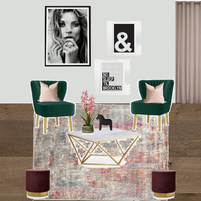 Green Slipper- NY Style Mood Board by l3home on Style Sourcebook