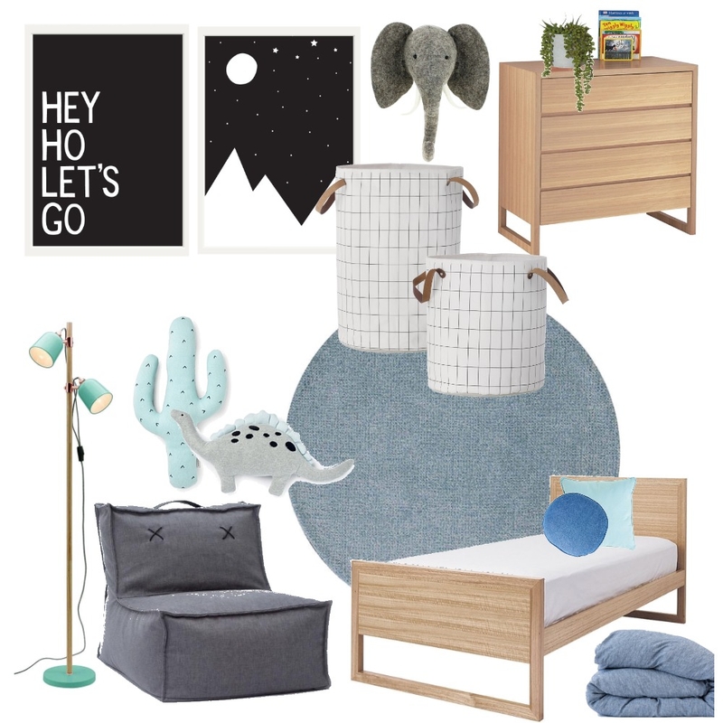 Jessica Boys Room Mood Board by DOT + POP on Style Sourcebook