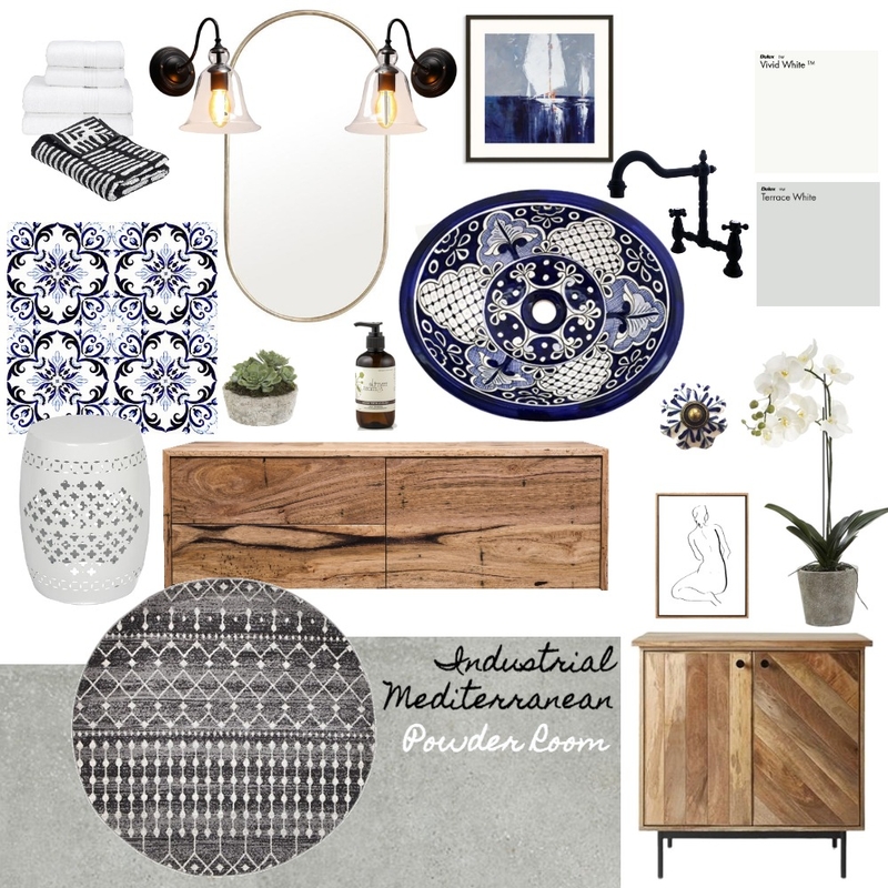 Bathroom Mood Board by chrissiesoriano on Style Sourcebook