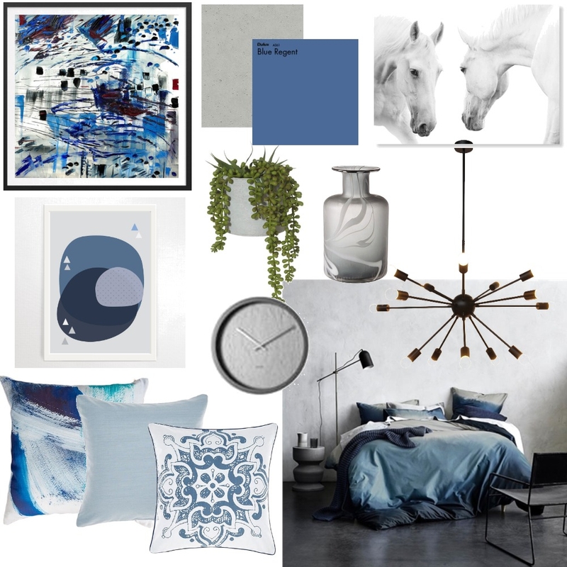 Blue Mood Board by Harleen Bhatia on Style Sourcebook