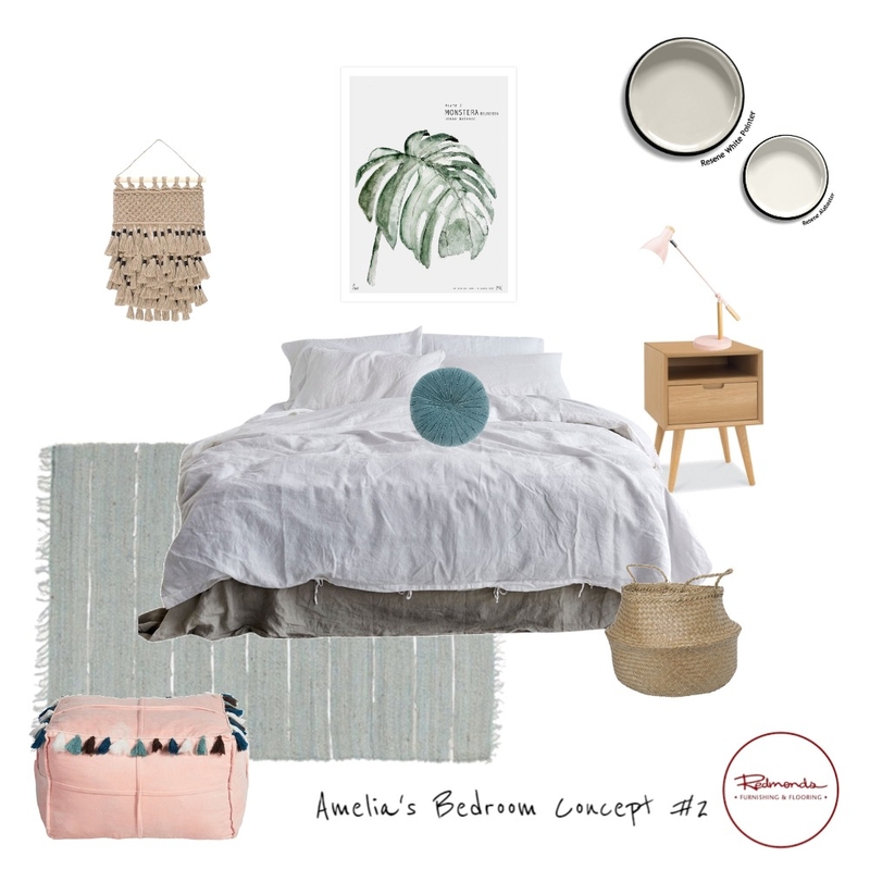 Amelia's Bedroom 2 Mood Board by redfurn on Style Sourcebook