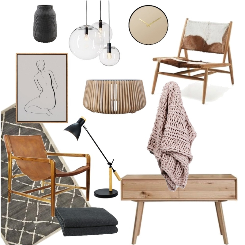 Boho Chic Living Mood Board by spiceandoak on Style Sourcebook