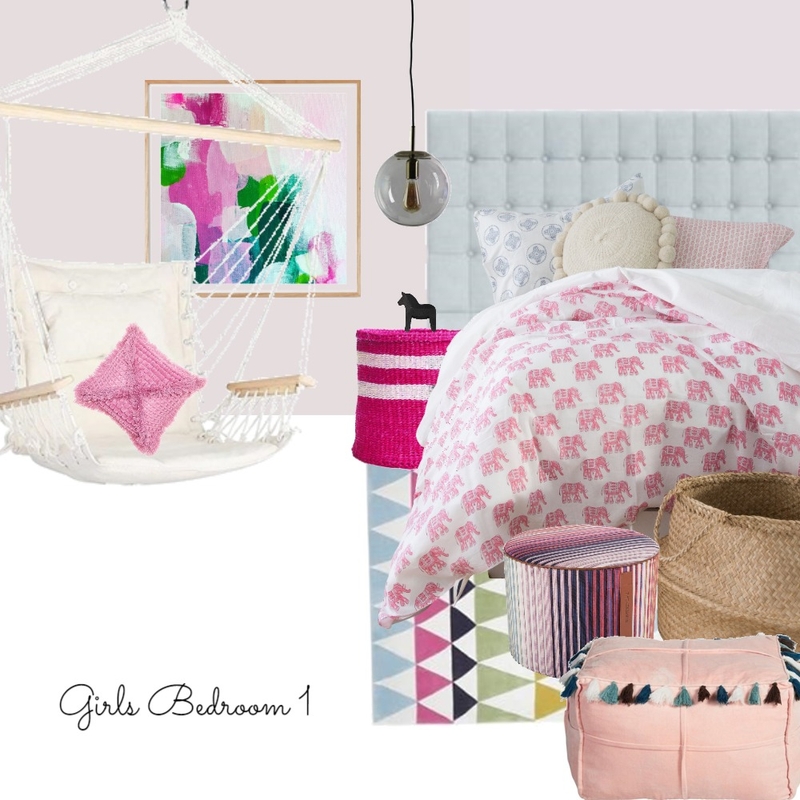 Girls Bedroom 1 Mood Board by CourtneyDedekind on Style Sourcebook